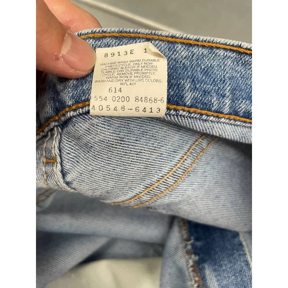 Vintage Levis 540 Jeans Mens 36x28 Blue Medium Wash Denim Faded Relaxed Straight